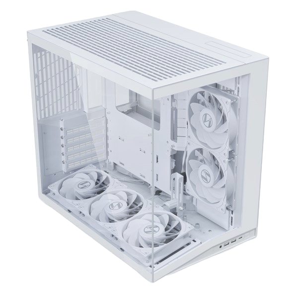 Lian Li O11 Dynamic Mini V2 Flow Mid Tower Gaming Case - White